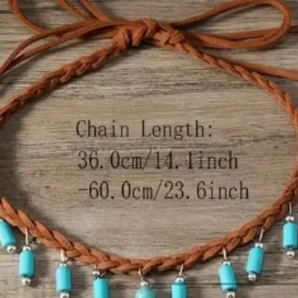 Set of 3 Unisex Boho-Chic Vintage-Inspired Beaded Necklaces PU Leather - Picture 10 of 14